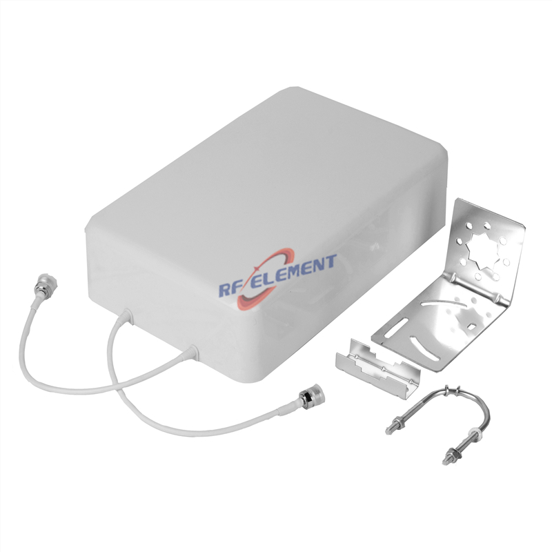 4G 5G Antenna Outdoor MIMO 2x2 Pole Mounting Panel Antenna, 698-4200MHz,8dBi