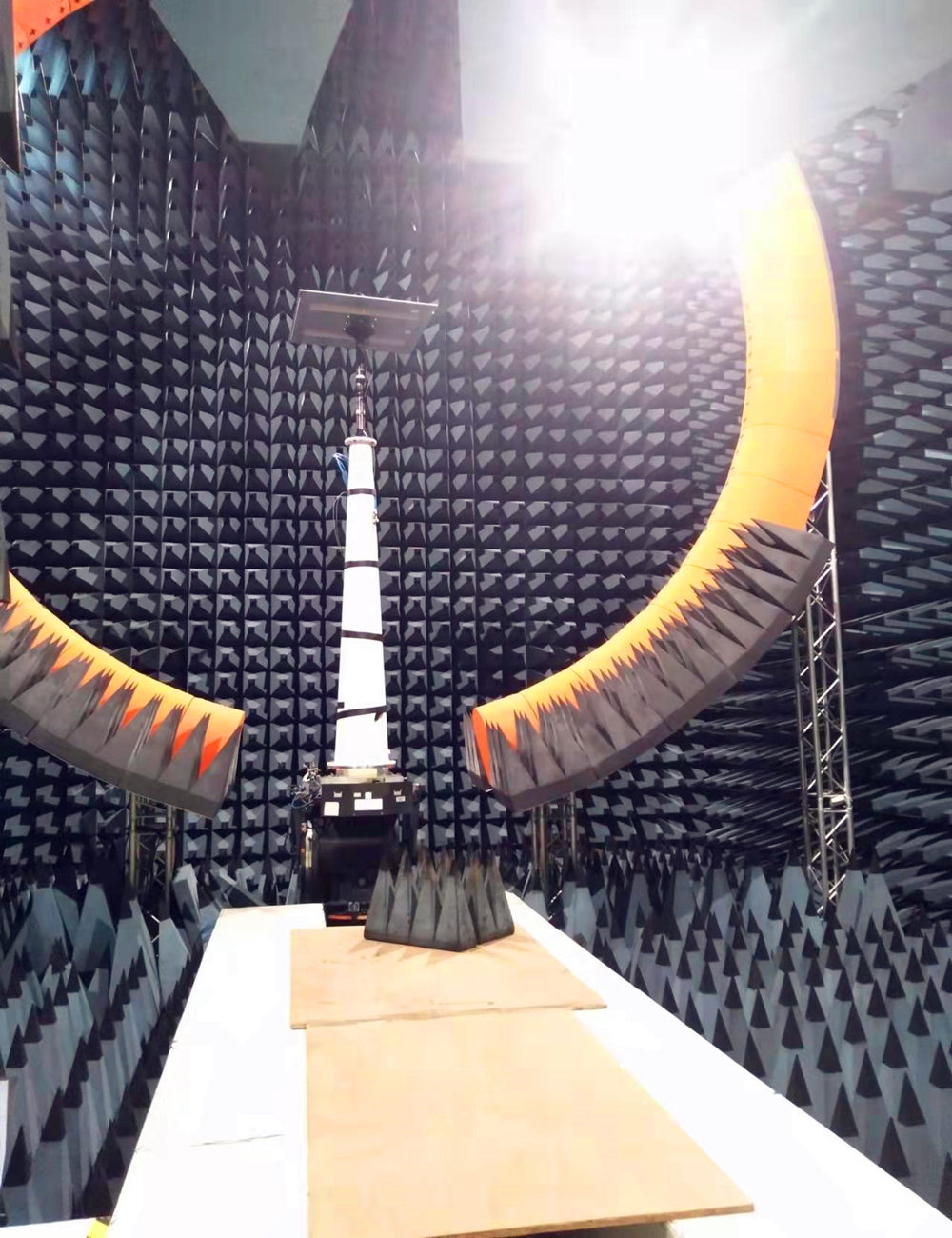 RF element, update the microwave anechoic chamber