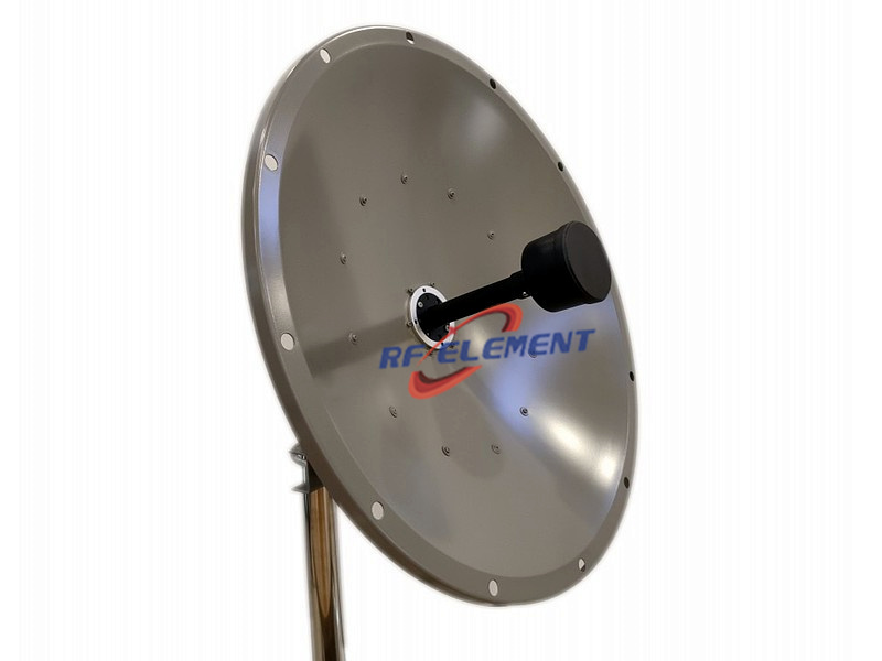5G Antenna 3.5GHz Outdoor MIMO Feedhorn for Parabolic Dish and Parabolic Grid, 3300-3800MHz