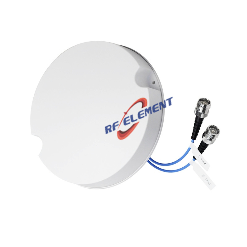 Low PIM Antenna 2x20W Indoor MIMO Ceiling Antenna,698-3800MHz
