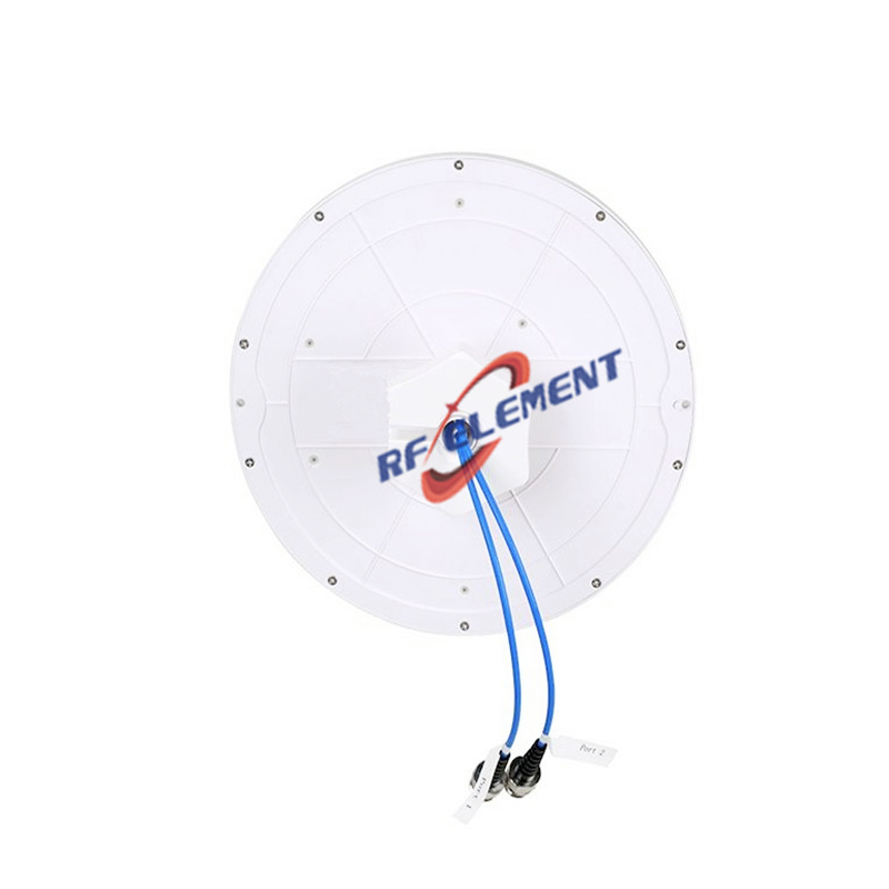 Low Profile 5G Low PIM 2x20W Indoor MIMO Ceiling Antenna(698-3800MHz)